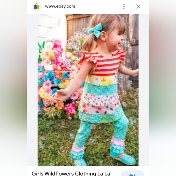 Wildflowers Matching Sets Wildflowers 2pc Set From Lalaland Nwt Poshmark